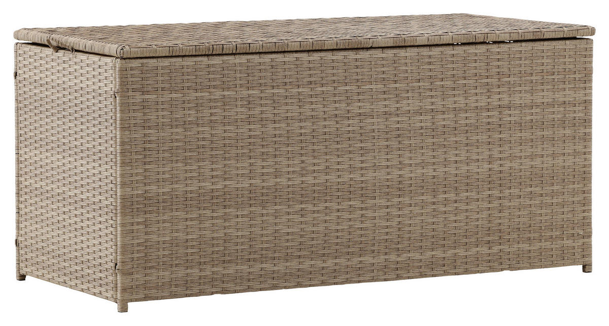 KISSENBOX 130/60/60 cm  - Hellbraun, KONVENTIONELL, Kunststoff (130/60/60cm) - Gardenson