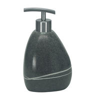 DOZATOR ZA TEČNI SAPUN  siva  plastika  - siva, Osnovno, plastika (9,5/16,5cm) - Kleine Wolke
