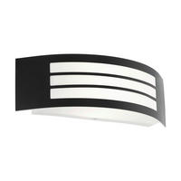 AUSSENWANDLEUCHTE 31/10/9 cm  - Schwarz/Weiß, Basics, Kunststoff/Metall (31/10/9cm) - Eglo