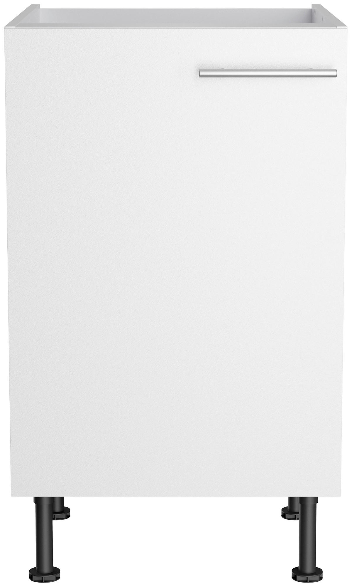 ECKKÜCHE 270/200 cm  in Weiß  - Edelstahlfarben/Anthrazit, Basics, Holzwerkstoff/Metall (270/200cm) - Optifit