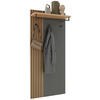 GARDEROBENPANEEL  in 81/183/27 cm  - Eiche Bianco/Grau, Design, Holz/Holzwerkstoff (81/183/27cm) - Dieter Knoll