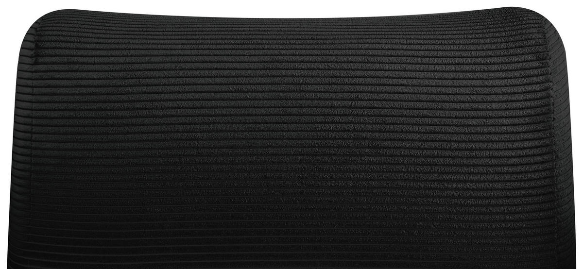 SCHLAFSESSEL in Cord Schwarz  - Schwarz, Design, Textil (81/88/160cm) - Livetastic