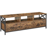 TV-ELEMENT 147/50/40 cm  - Dunkelbraun/Schwarz, Trend, Holzwerkstoff (147/50/40cm) - MID.YOU