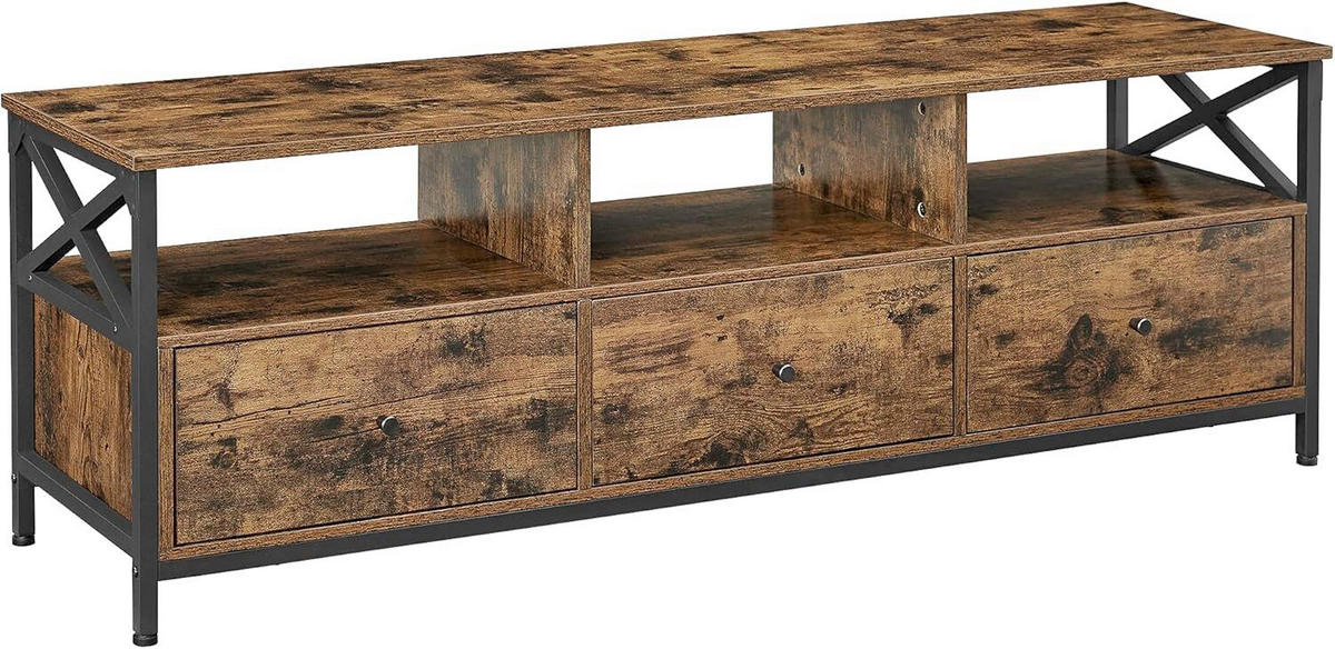 TV-ELEMENT 147/50/40 cm  - Dunkelbraun/Schwarz, Trend, Holzwerkstoff (147/50/40cm) - MID.YOU