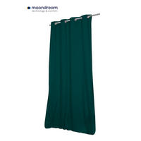 VERDUNKELUNGSVORHANG - Grün, Basics, Textil (135/250cm)