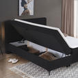 BOXBETT 160/200 cm  in Anthrazit  - Anthrazit/Schwarz, Design, Holz/Holzwerkstoff (160/200cm) - Xora