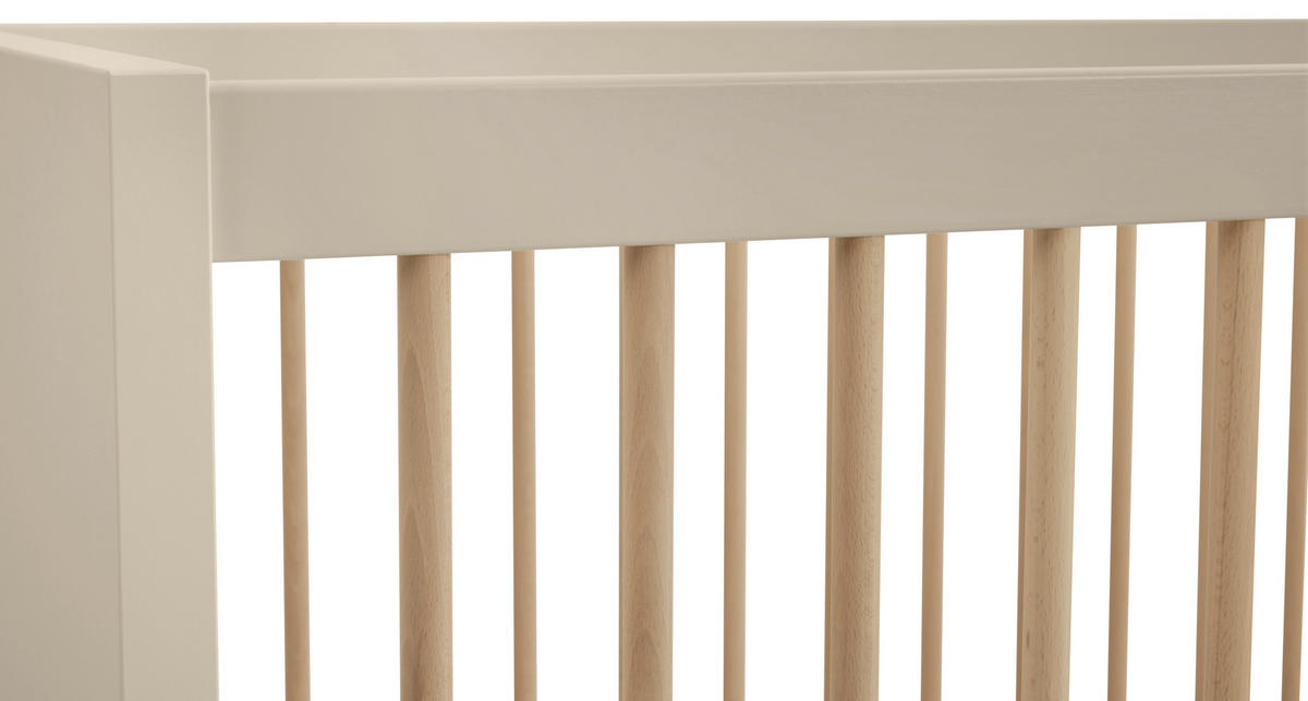 GITTERBETT Jonte  148/76/88 cm   - Beige, Basics, Holz/Holzwerkstoff (148/76/88cm) - Paidi