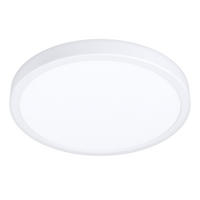 BADEZIMMER-DECKENLEUCHTE Fueva 5 28,5/2,8 cm   - Weiß, KONVENTIONELL, Kunststoff/Metall (28,5/2,8cm) - Eglo