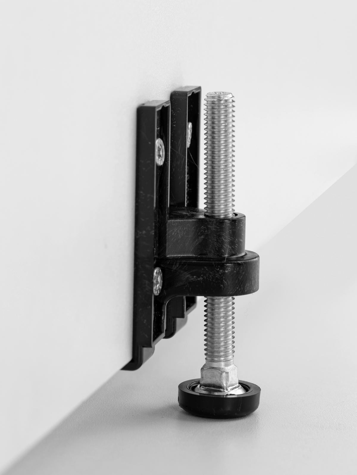 KÜCHENLEERBLOCK 320 cm   in Grau, Sonoma Eiche, Grau Hochglanz  - Grau Hochglanz/Alufarben, MODERN, Holzwerkstoff/Metall (320cm) - Held