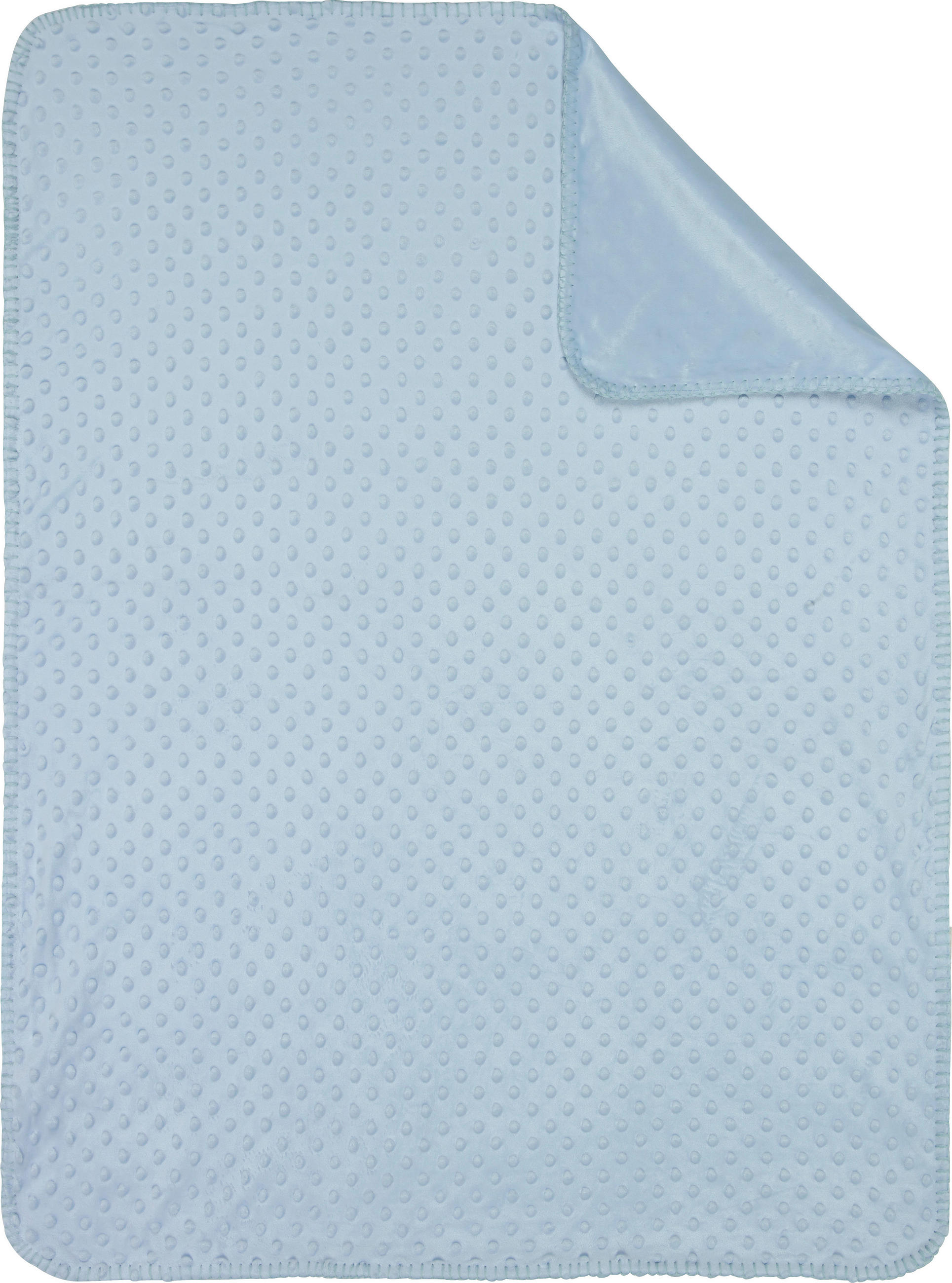 HEBKÁ DEKA, 75/100 cm - modrá, Basics, textil (75/100cm) - My Baby Lou