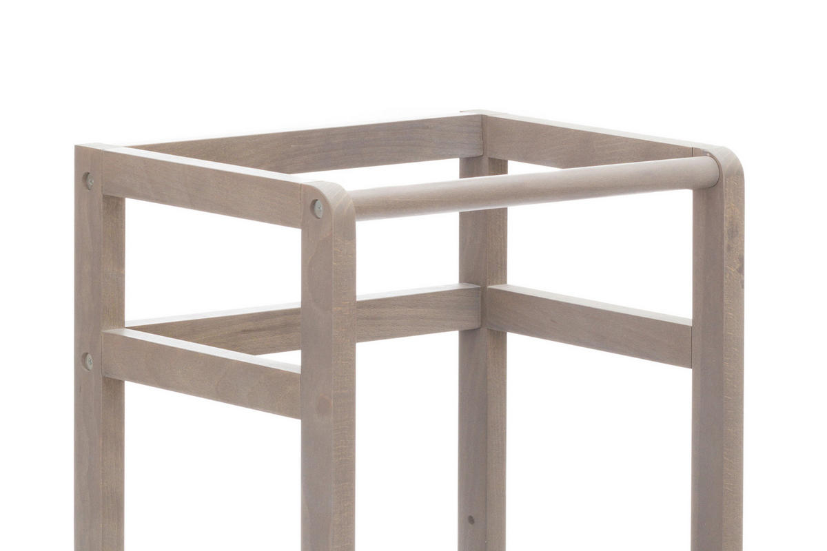 UČÍCÍ VĚŽ šedá  - šedá, Basics, dřevo (90/40/46cm) - Fillikid
