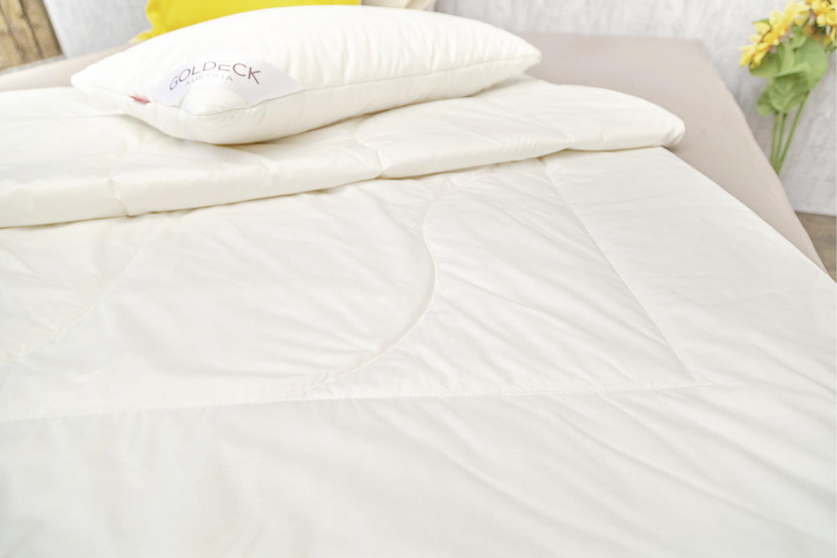 HANF-GANZJAHRESDECKE 200/200 cm Hanf Aktiv  - Champagner, Basics, Naturmaterialien/Textil (200/200cm) - Goldeck Austria