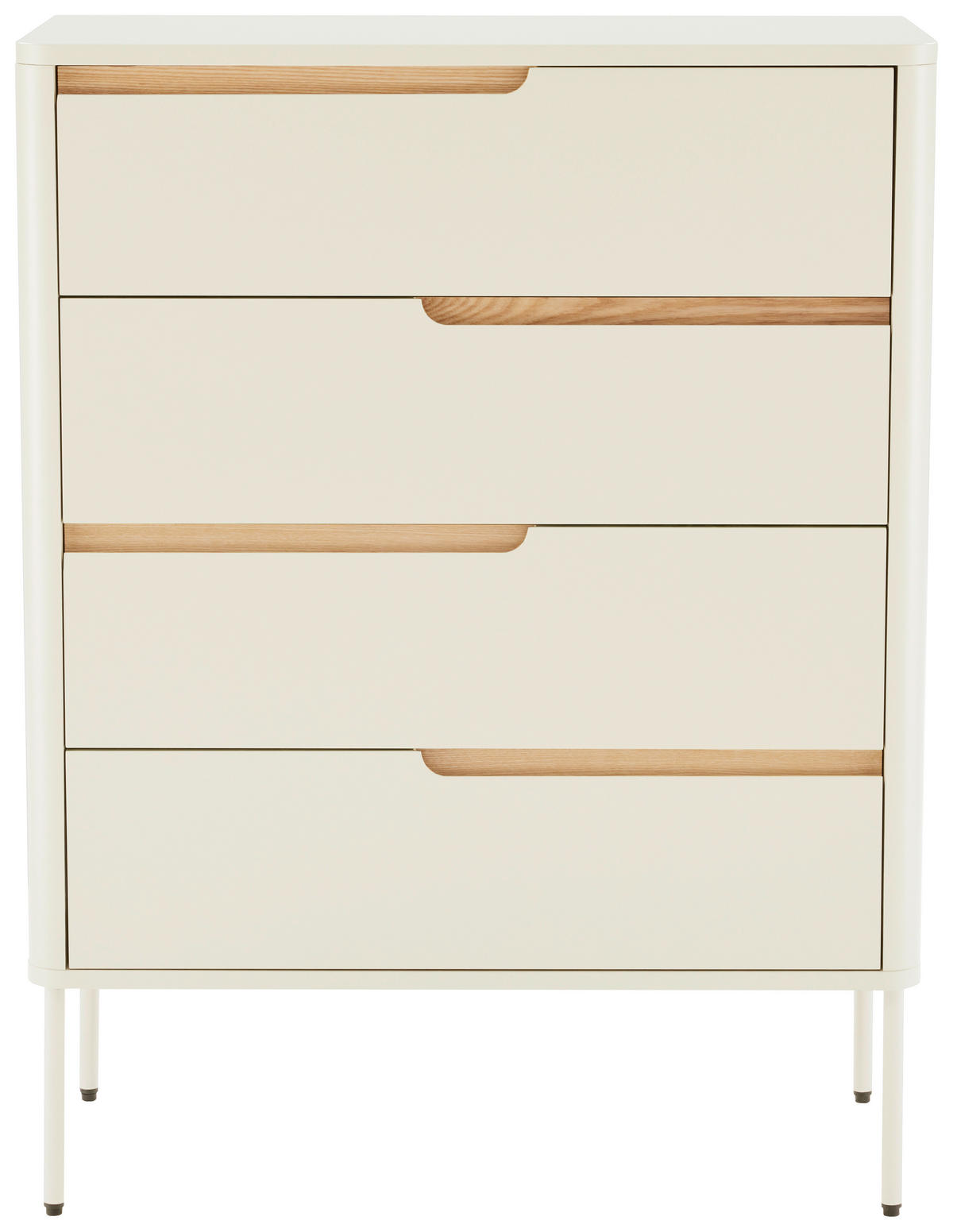 KOMMODE  in 80/105/40 cm  - Eichefarben/Grauweiß, Design, Holz/Holzwerkstoff (80/105/40cm) - Carryhome