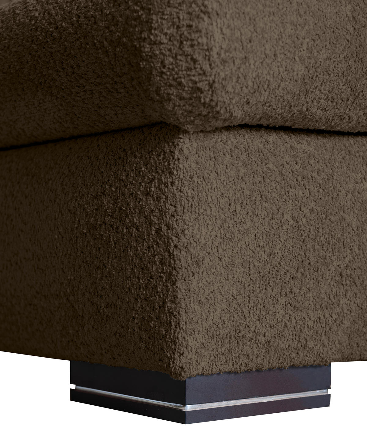 ECKSOFA Braun Webstoff  - Braun, KONVENTIONELL, Holz/Textil (170/235cm) - Carryhome