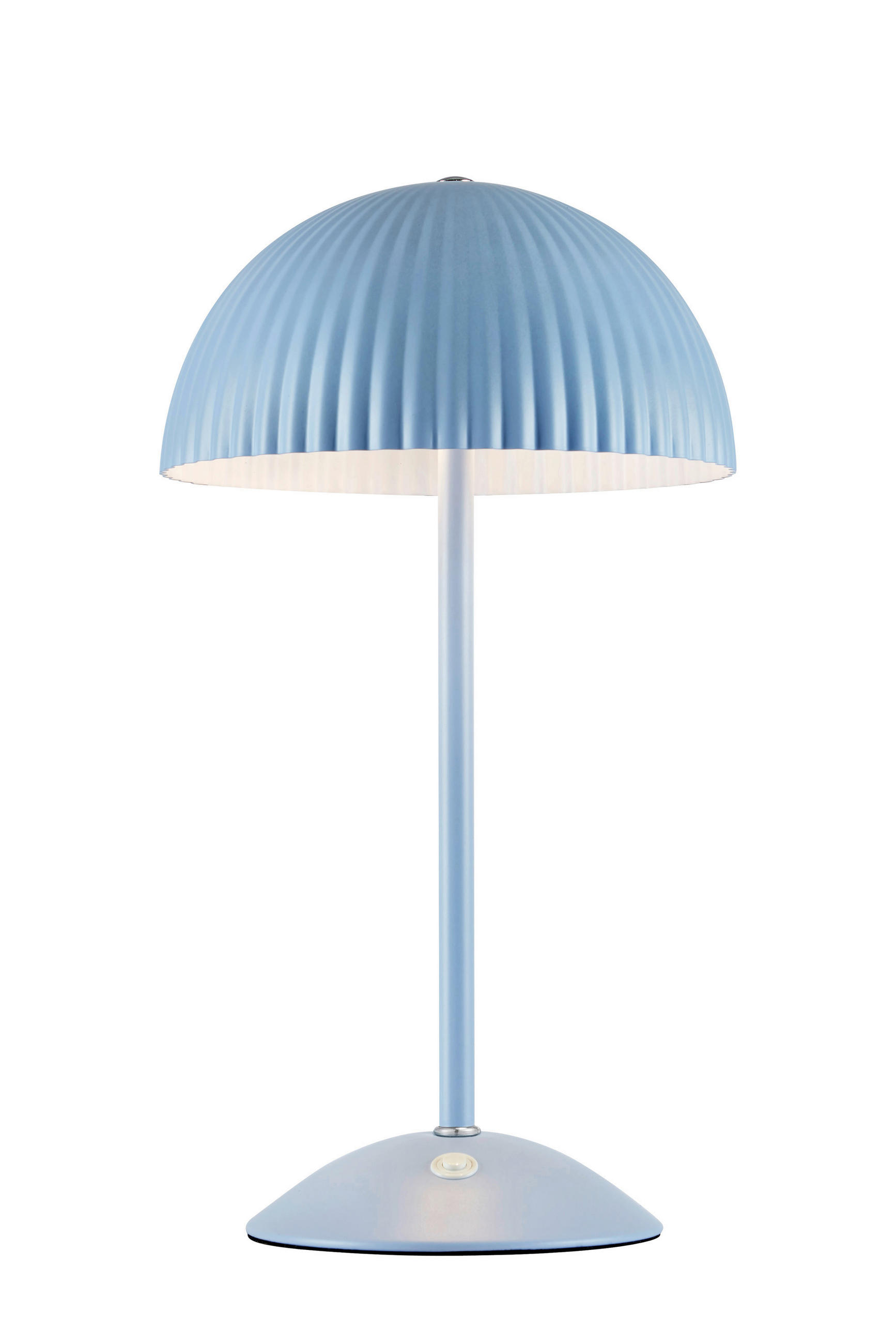 TISCHLEUCHTE Zin 18/35,5/18 cm  - Blau/Pastellblau, Basics, Metall (18/35,5/18cm) - Markslöjd