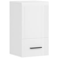 FALISZEKRÉNY 36/63,1/31,6 cm  - magasfényű fehér, Design, műanyag/faalapú anyag (36/63,1/31,6cm) - Hom`in