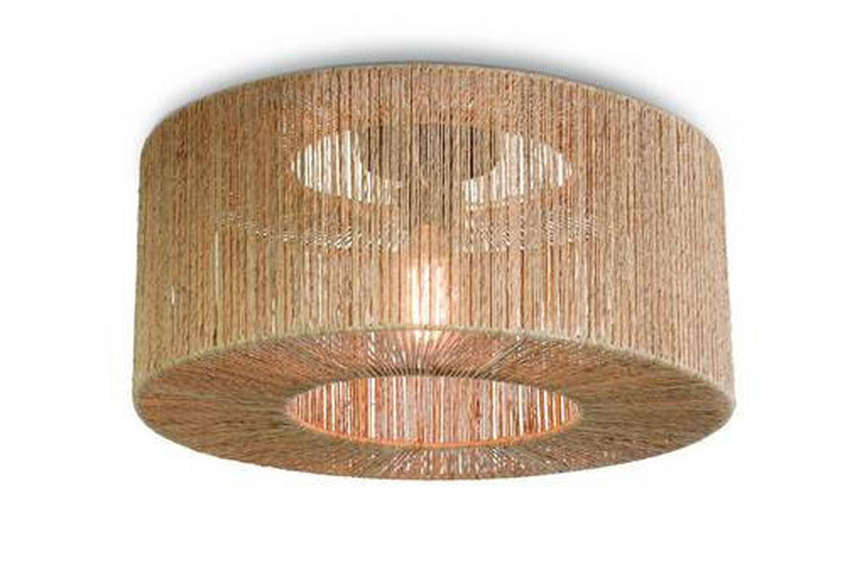 DECKENLEUCHTE  50/22 cm    - Naturfarben, Trend (50/22cm) - Good & Mojo