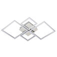 LED-DECKENLEUCHTE 53/53/7 cm   - Chromfarben/Alufarben, Basics, Kunststoff/Metall (53/53/7cm) - Novel