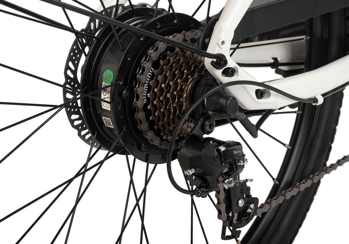 ELEKTROFAHRRAD - Weiß, Basics, Metall (180/70/100cm) - Atrigo