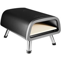 PIZZAOFEN - Schwarz, Basics, Metall (59/29,5/36cm) - Trisa Electronics