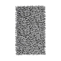 BADEMATTE ROCCA Silberfarben 70/120 cm  - Silberfarben, Basics, Textil (70/120cm) - Aquanova