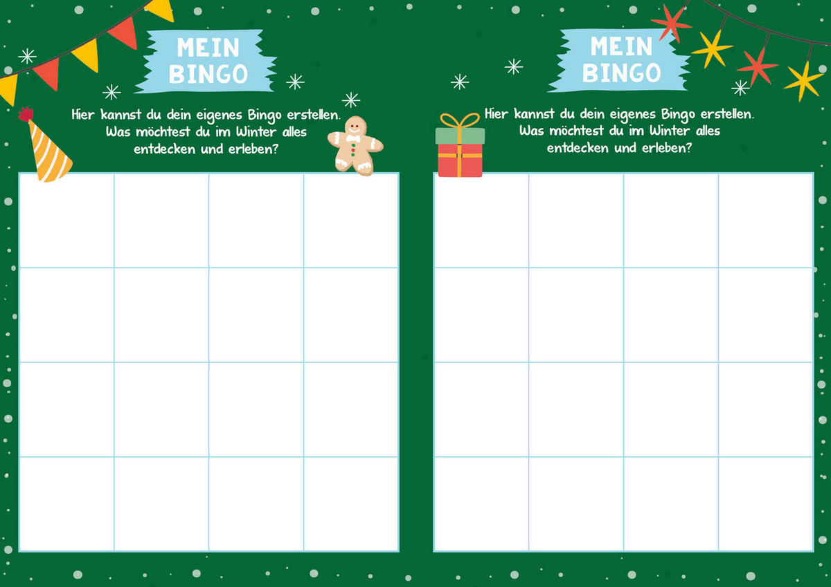RÄTSELHEFT Winter-Bingo  - Multicolor, Basics, Papier (29,7/21/1cm)