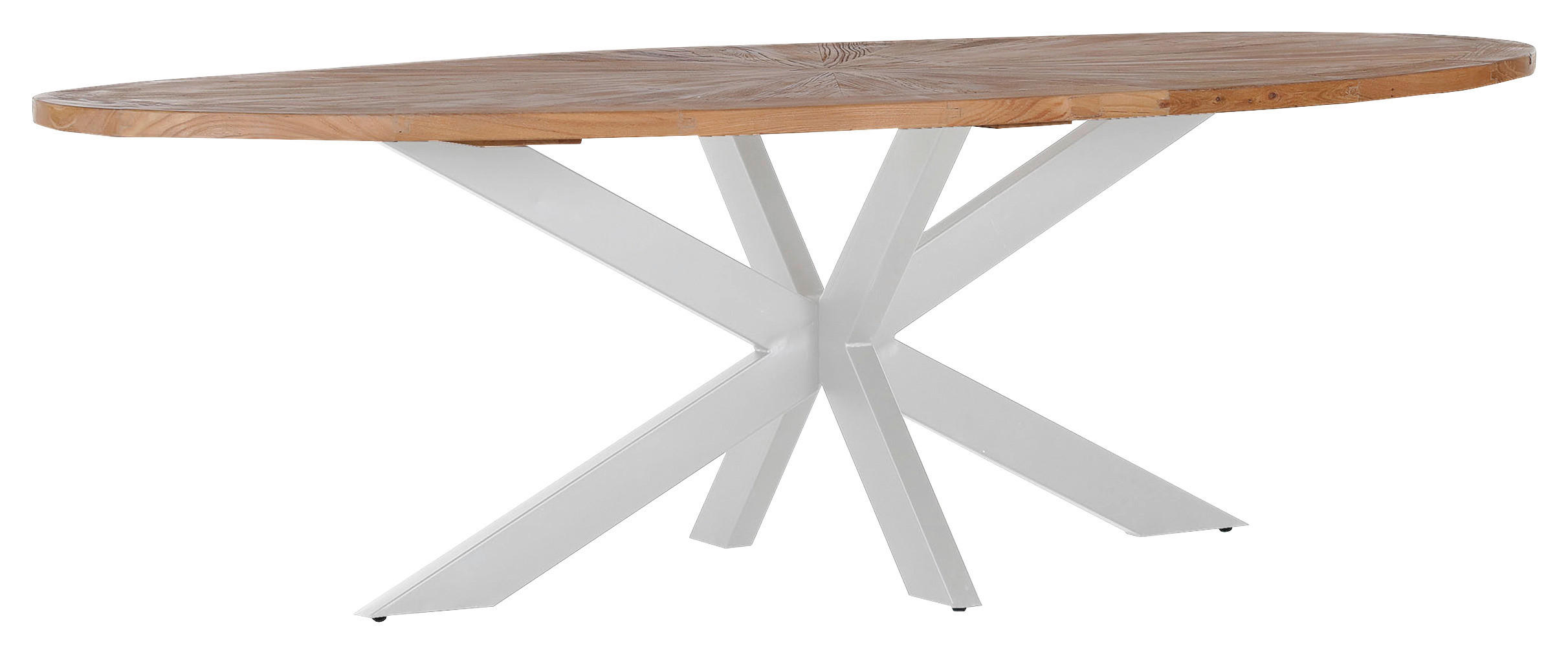 ESSTISCH in Holz 254/135/78 cm  - Ulmefarben/Weiß, LIFESTYLE, Holz/Metall (254/135/78cm) - Ambia Home