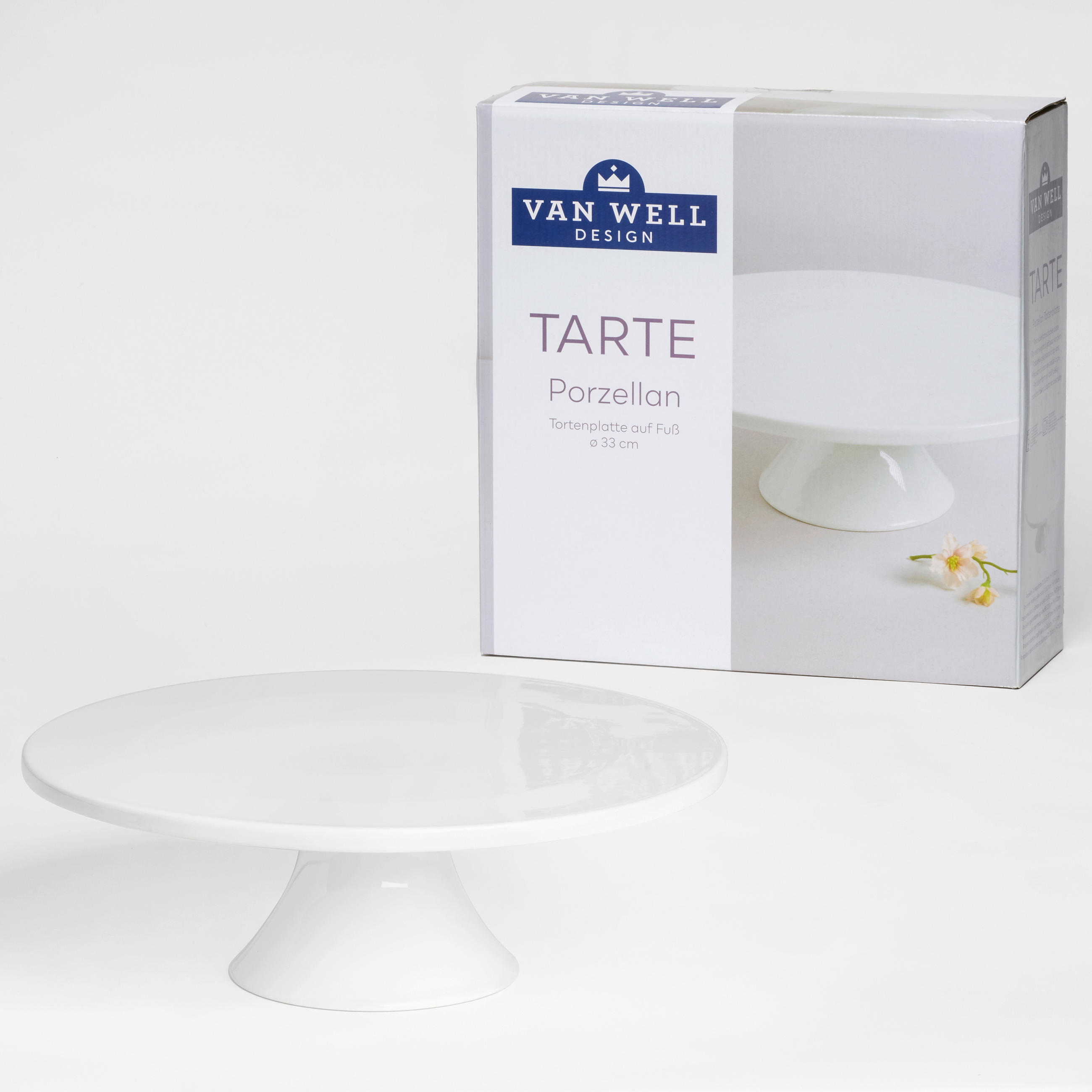 TORTENPLATTE - Weiß, KONVENTIONELL, Keramik (33cm) - Van Well