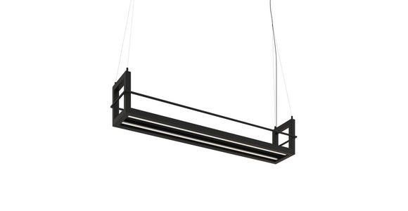 LED-HÄNGELEUCHTE Bury 118/22/150 cm  - Schwarz, Design, Metall (118/22/150cm) - Novel