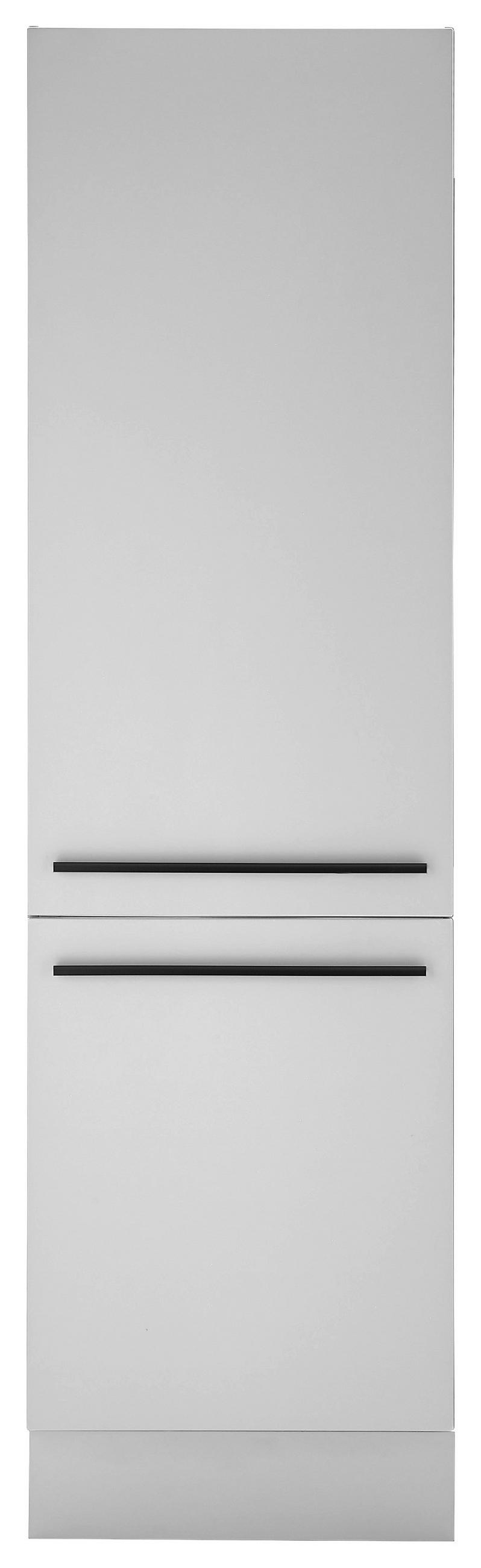 GERÄTEUMBAUSCHRANK 60/211/57 cm  in Weiß  - Schwarz/Weiß, Design, Holzwerkstoff/Kunststoff (60/211/57cm) - MID.YOU