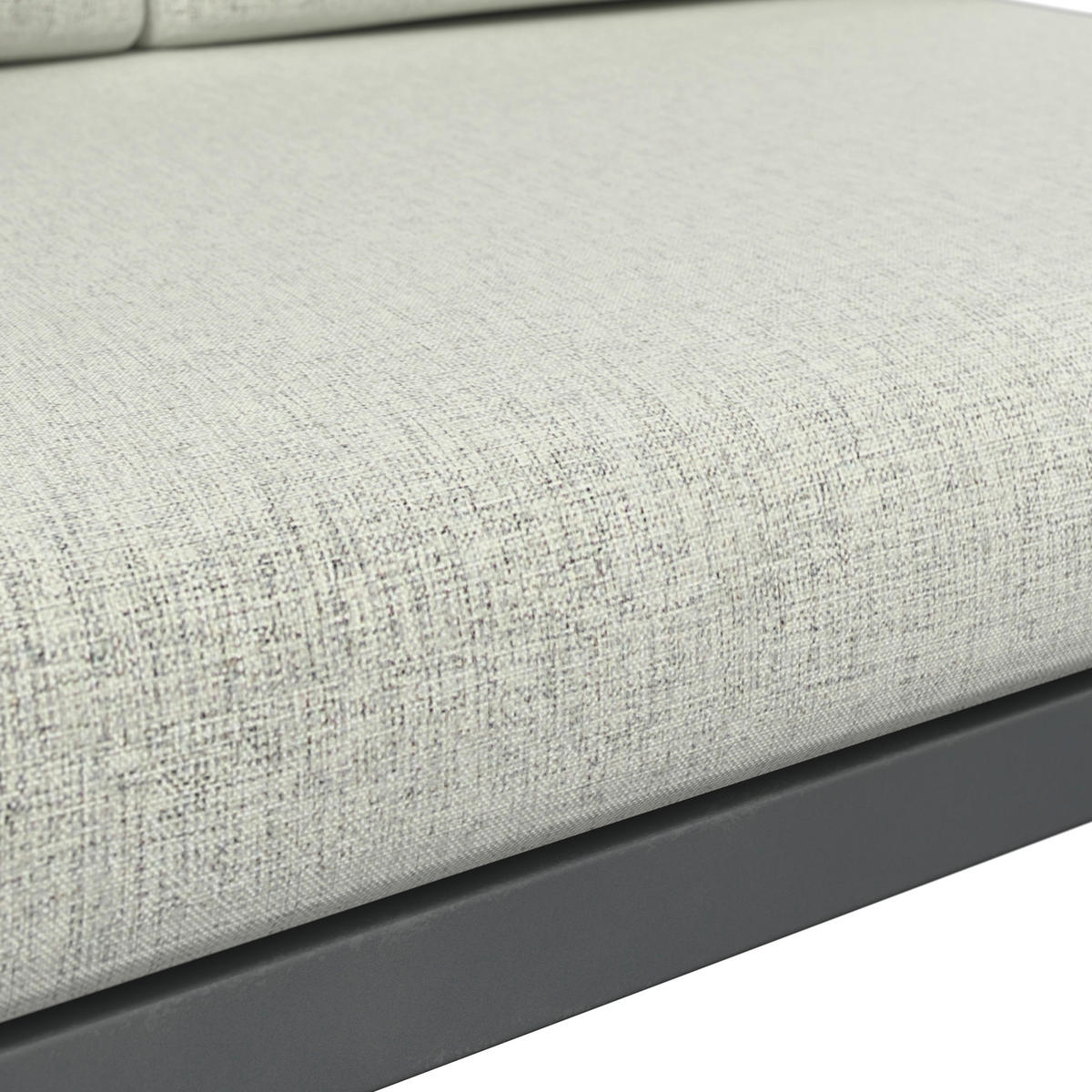 LOUNGE ÉTKEZŐGARNITÚRA 4 részes    - antracit/szürke, Design, műanyag/textil - Ambia Garden