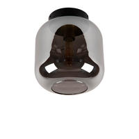 DECKENLEUCHTE    25/25/28.5 cm  - Hellgrau, Design, Glas (25/25/28.5cm) - Lucide