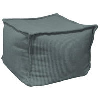 POUF Cord Graphitfarben 70/70/40 cm  - Graphitfarben, Design, Textil (70/70/40cm) - Carryhome