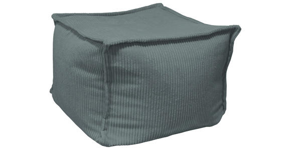POUF Cord Graphitfarben 70/70/40 cm  - Graphitfarben, Design, Textil (70/70/40cm) - Carryhome
