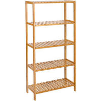 REGÁL DO KOUPELNY, bambus, přírodní barvy - přírodní barvy, Basics, dřevo (60/130/26cm)
