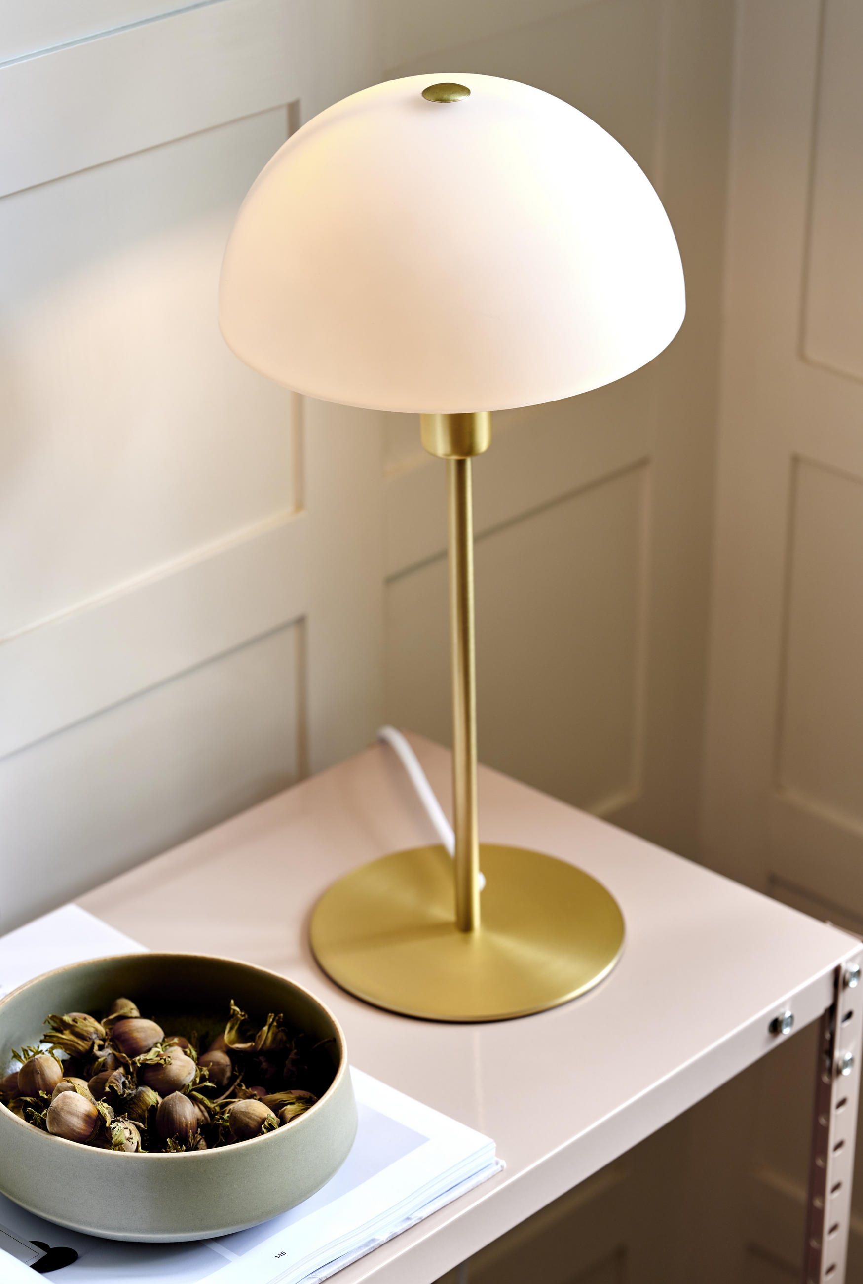 TISCHLEUCHTE 20/41,5 cm   - Messingfarben/Goldfarben, Basics, Glas/Metall (20/41,5cm) - Nordlux