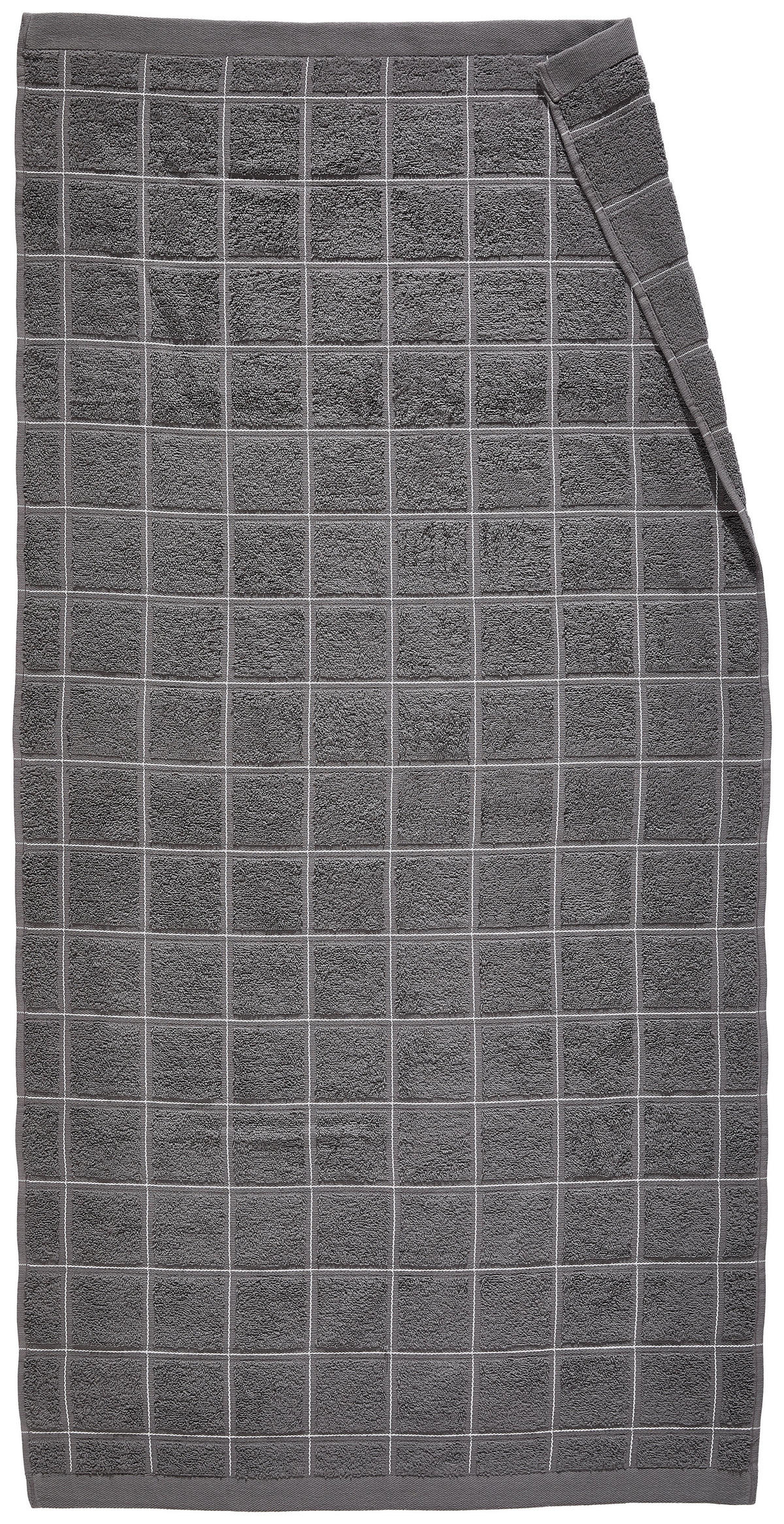 DUSCHHANDDUK 70/140 cm  - antracit, textil (70/140cm) - Best Price