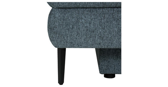 SCHLAFSOFA Webstoff Blau  - Blau/Schwarz, Design, Kunststoff/Textil (200/90/100cm) - Venda