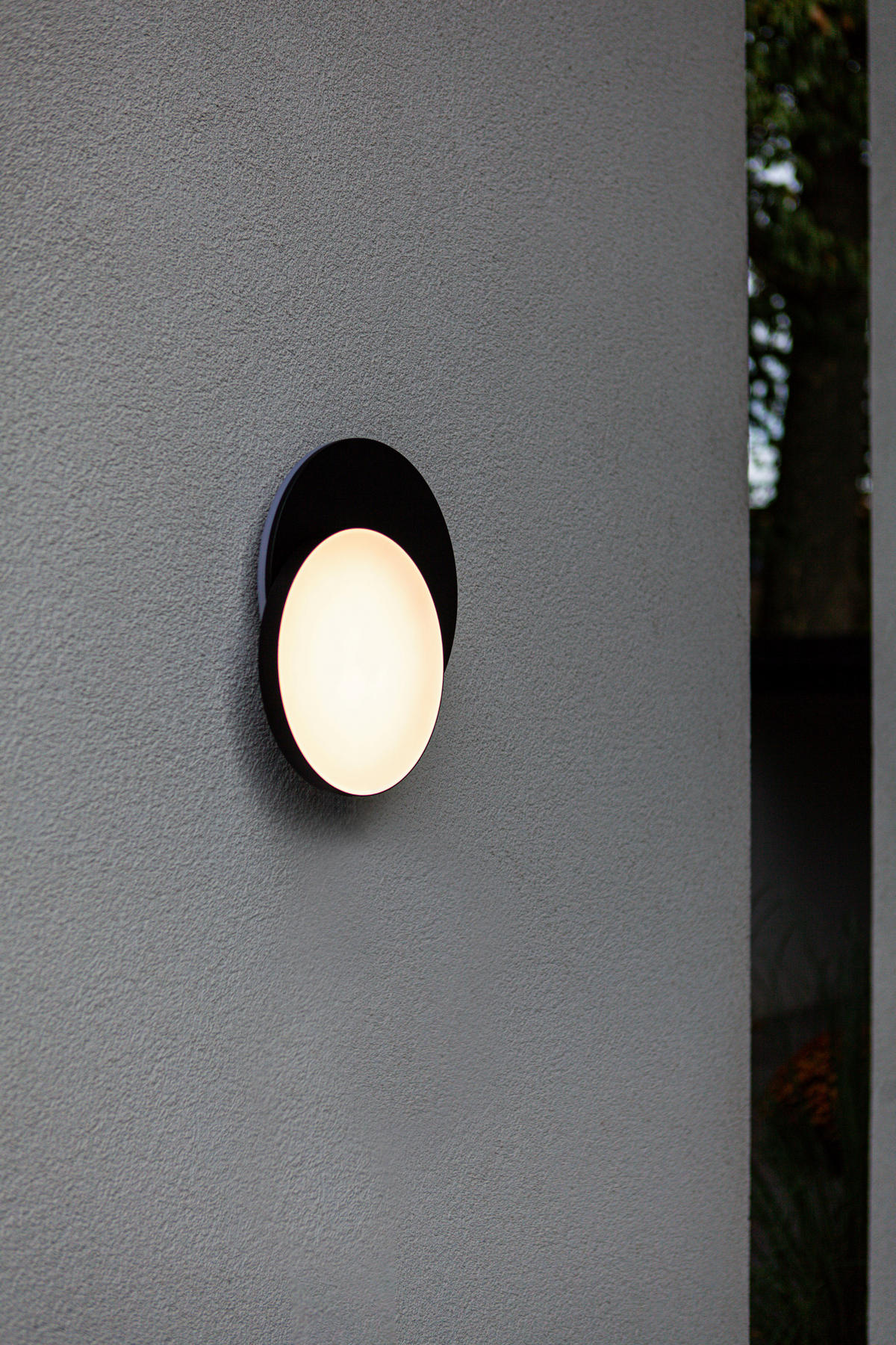 LED-AUßENLEUCHTE Goleta 30/6,3 cm   - Anthrazit/Weiß, Basics, Kunststoff/Metall (30/6,3cm)