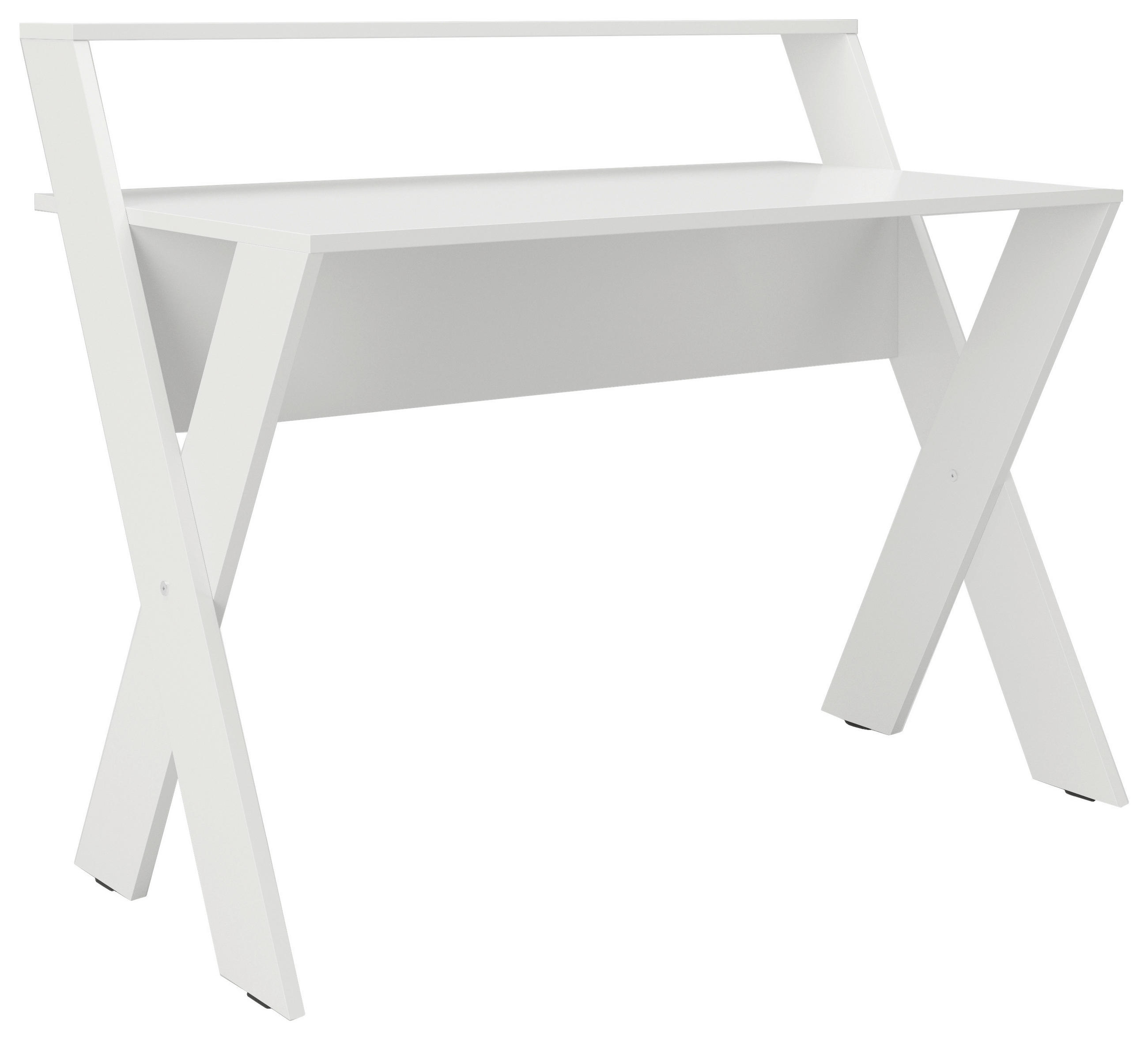 SCHREIBTISCH 115/95/65 cm Weiß  - Weiß, MODERN, Holzwerkstoff (115/95/65cm) - MID.YOU
