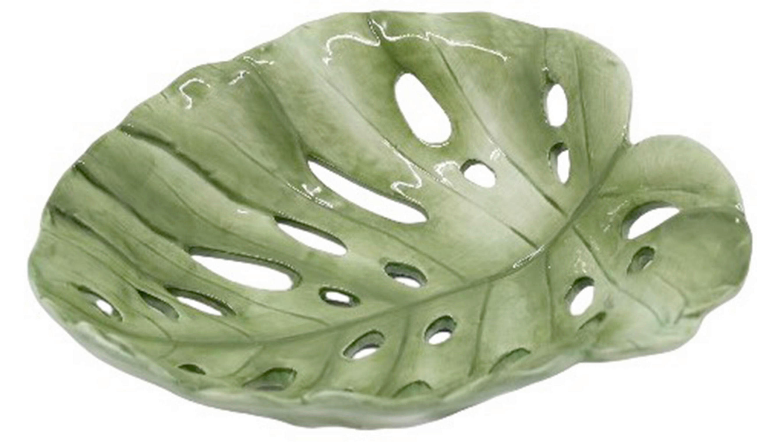 DEKOSCHALE - Grün, LIFESTYLE, Keramik (25,8/25,5/7,5cm) - Ambia Home