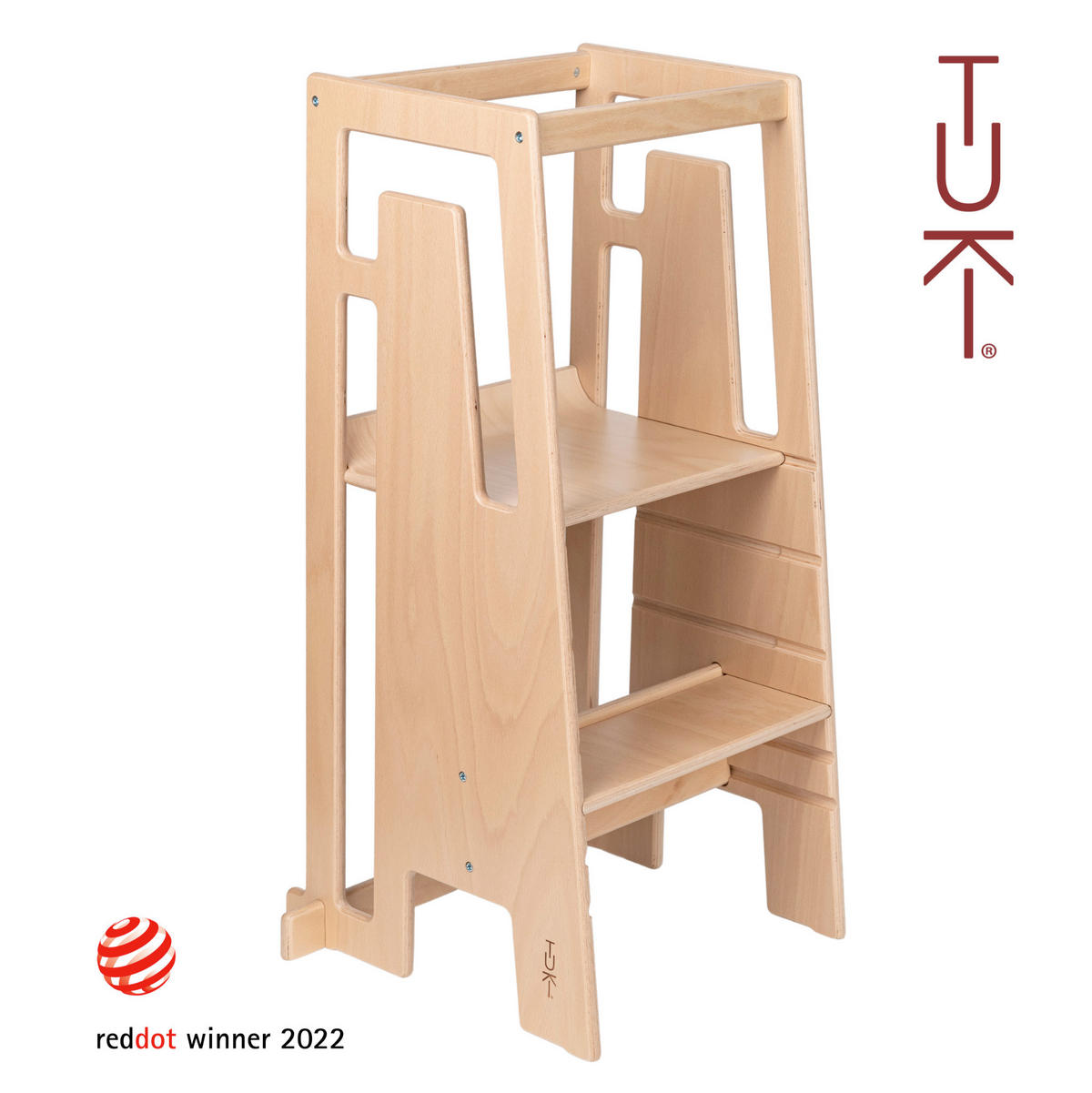 LERNTURM Tuki  - Naturfarben, Basics, Holz (40/90/43cm)