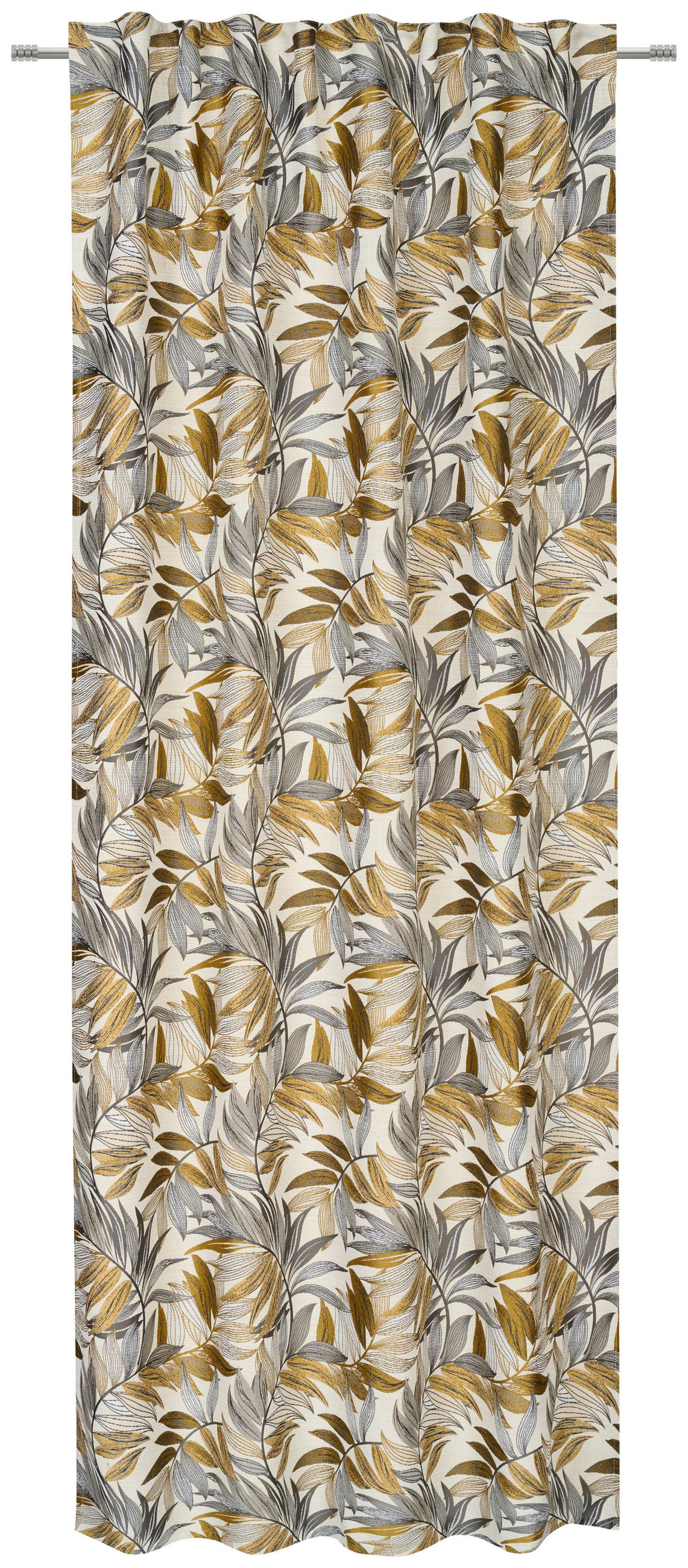 FERTIGVORHANG blickdicht  - Currygelb, KONVENTIONELL, Textil (135/245cm) - Esposa