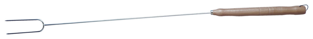 GRILLSPIEßE - Silberfarben, Basics, Holz/Metall (100,3/4,6/2,8cm)