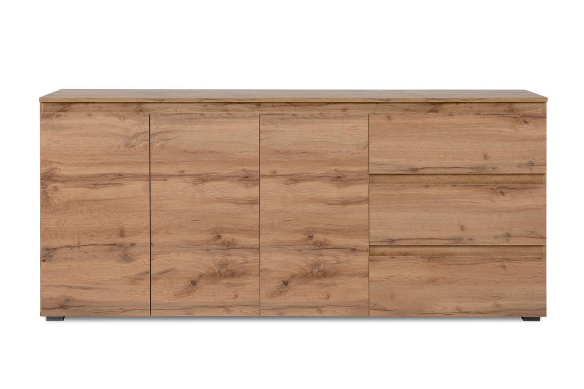 ŠIROKÁ KOMODA, medový dub, 178/80/40 cm - medový dub, Design, kompozitní dřevo/plast (178/80/40cm) - MID.YOU