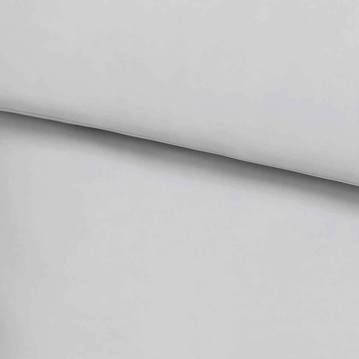 POSTELJNINA TANJA 140/200 cm saten srebrne barve  - srebrne barve, Basics, tekstil (140/200cm) - Novel