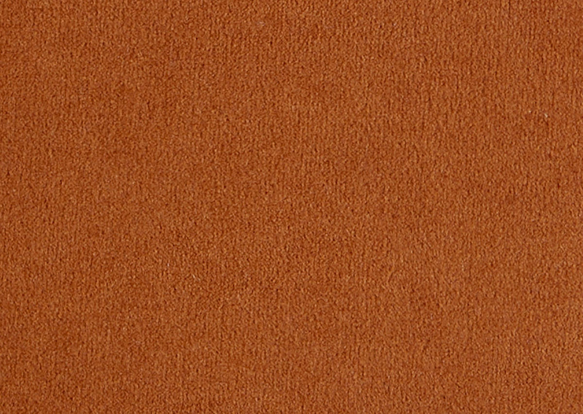 HOCKER Textil Orange  - Schwarz/Orange, Konventionell, Textil/Metall (106/40/72cm) - Hom`in