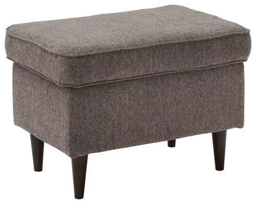 TABURET, textil, kompozitní dřevo, 63/43/42 cm - černá/hnědá, Basics, kompozitní dřevo/textil (63/43/42cm) - MID.YOU