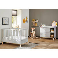 BABYZIMMER DUSK  - Eichefarben/Weiß, Basics, Holzwerkstoff - Pinolino