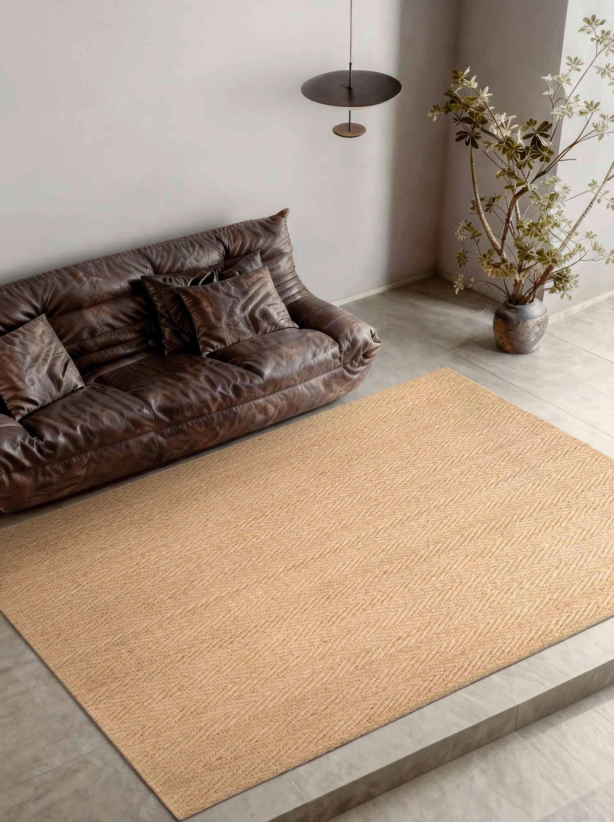 JUTETEPPICH 160/230 cm Goldbraun  - Goldbraun, Basics, Textil (160/230cm) - Hanse Home